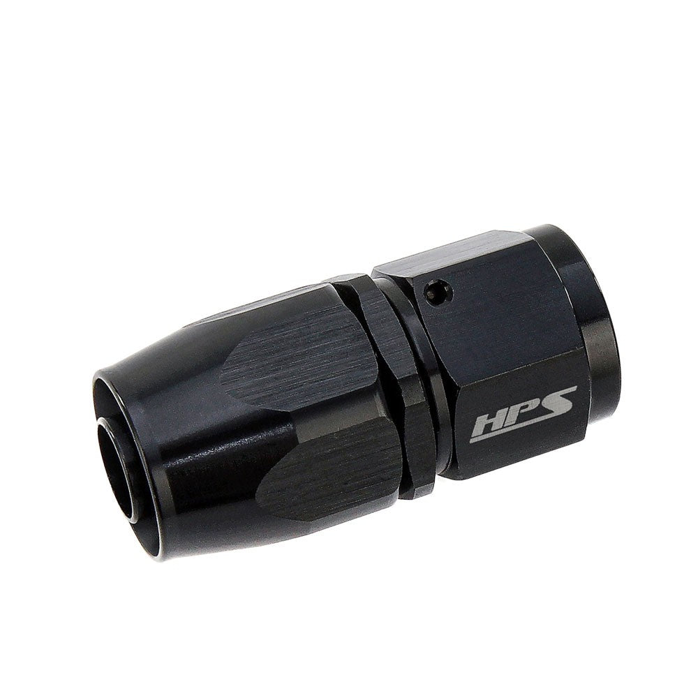 HPS 250-0006 Double Swivel Hose End to AN Female Fitting -6 Straight HPS-250-0006