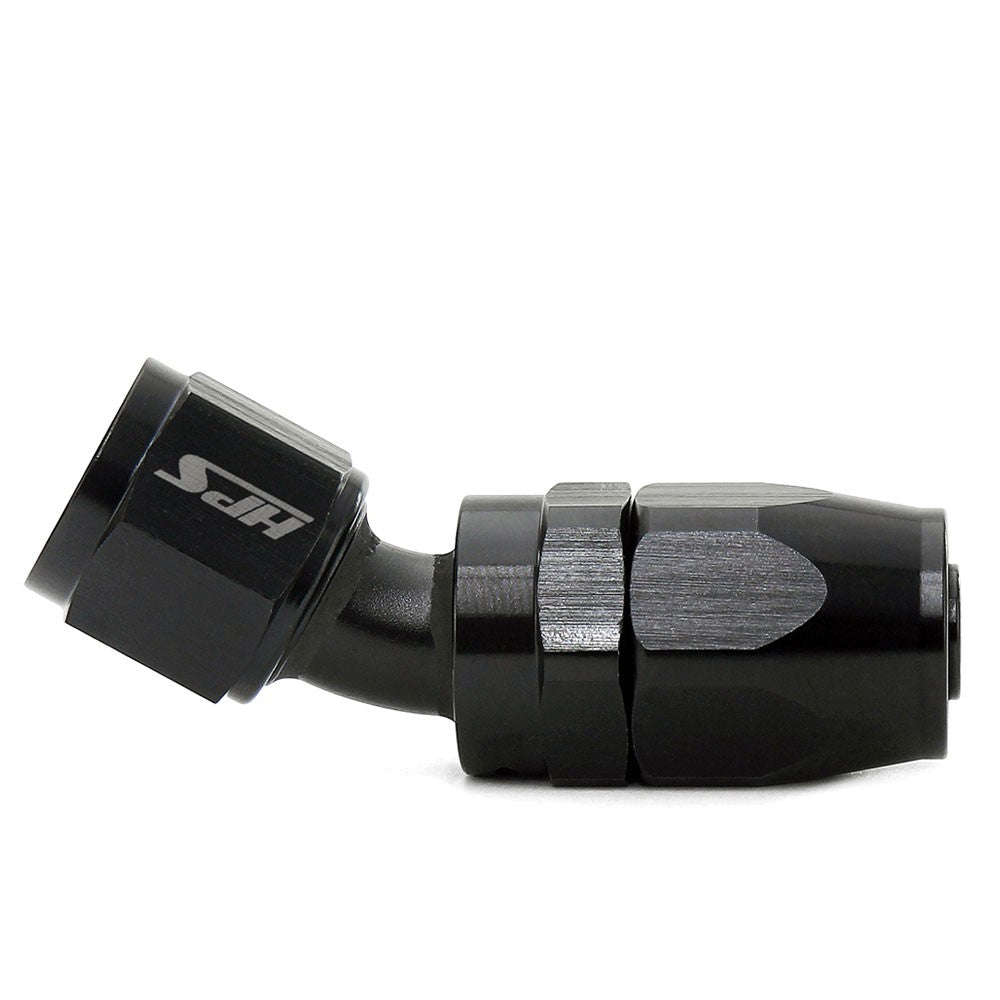 HPS 250-3006 Double Swivel Hose End to AN Female Fitting -6 30 Degree HPS-250-3006