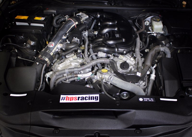 HPS Blue Shortram Post MAF Air Intake Pipe for 13-17 Lexus GS350 3.5L V6 F-Sport-Air Intake Systems-BuildFastCar-27-569BL-1