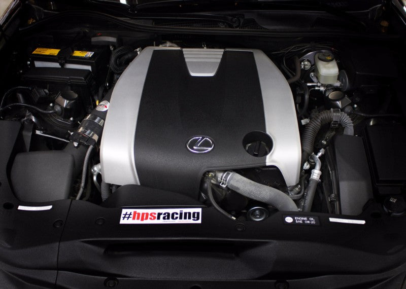 HPS Red Shortram Post MAF Air Intake Pipe Kit for 13-17 Lexus GS350 3.5L V6 F-Sport-Performance-BuildFastCar