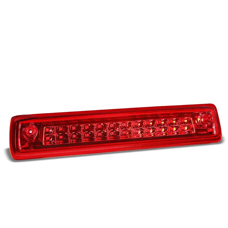 Chrome Housing Red Lens LED Rear Cargo+3RD Third Brake Light For 15-18 Canyon-Exterior-BuildFastCar