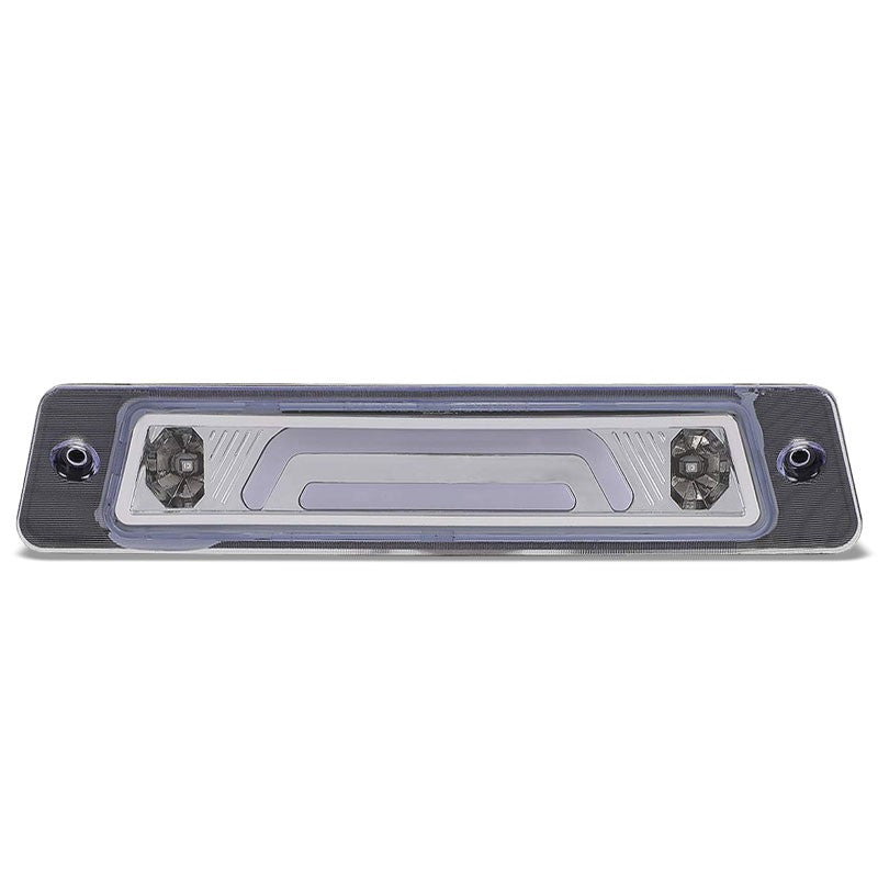 Clear Lens/Chrome 3D LED 3RD Tail Third Brake Light for 87-93 Mustang LX Hatchback