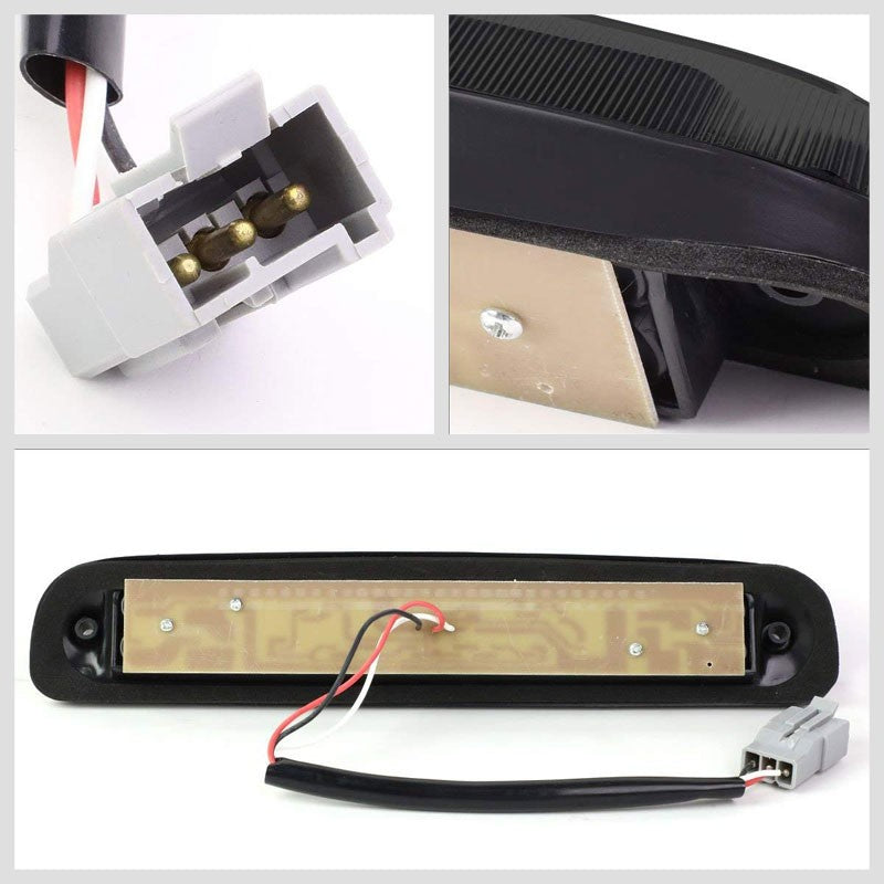 Black Housing Clear Lens 3D LED Cargo+3RD Third Brake Light For 99-16 F-250 SD-Exterior-BuildFastCar