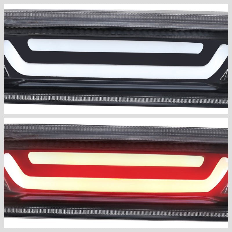 Black Housing Clear Lens 3D LED Rear Third Brake & Cargo Light For 07-13 Sierra-Exterior-BuildFastCar