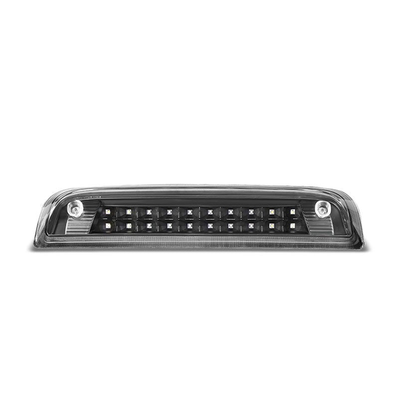 Black Housing Clear Lens LED Cargo+Third Brake Light For 14-18 Silverado 1500-Exterior-BuildFastCar