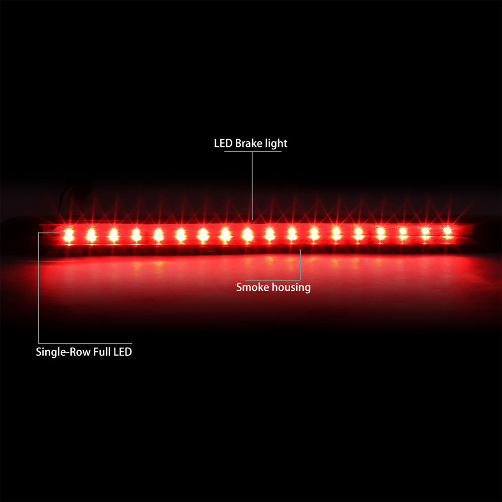 Black Housing/Dark Smoked Third Brake Red LED Light Lamp For Chevy 94-05 Blazer