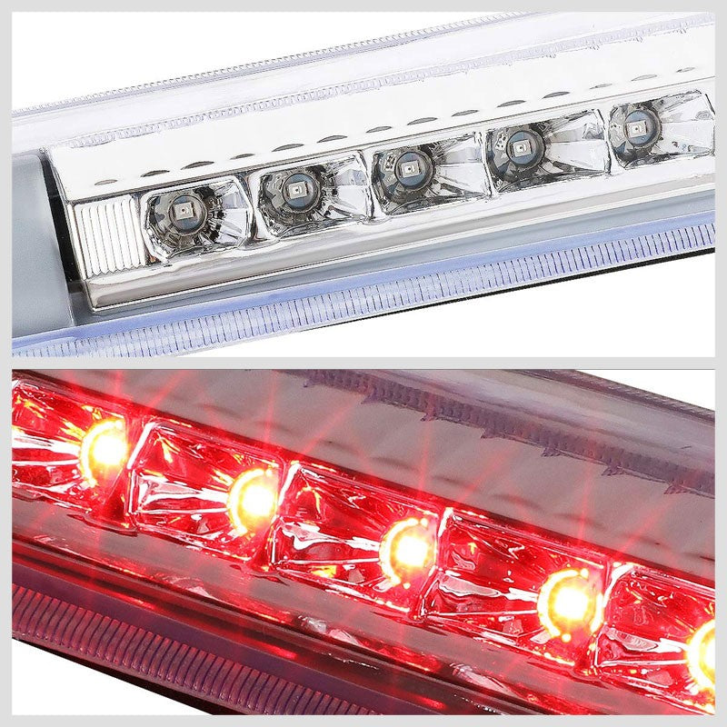 Clear Lens/Chrome House Full LED Rear Third Brake Light for 98-07 Land Cruiser-Exterior-BuildFastCar