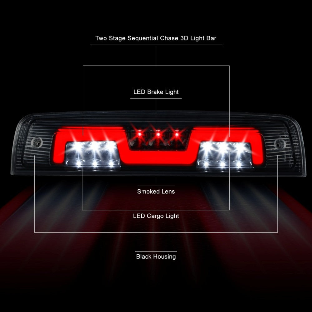 Smoked LED Rear Third Brake & Cargo Light 09-22 Ram Pickup 3BL-ZTL-008-SM