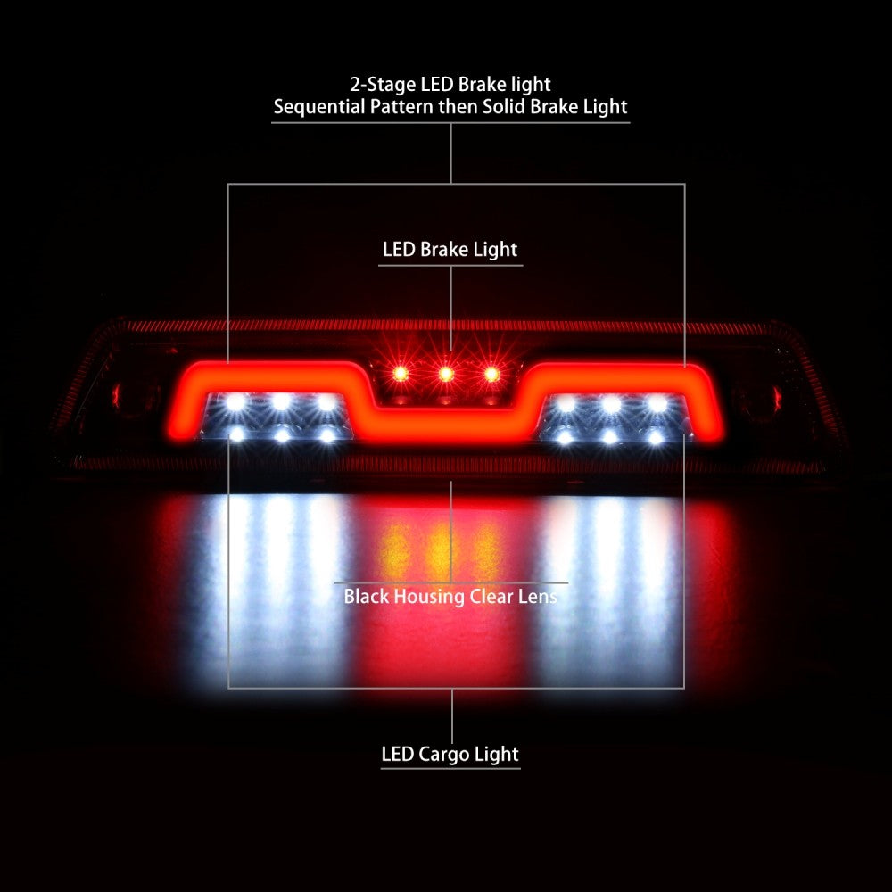 Clear LED Rear Third Brake & Cargo Light 09-14 Ford F-150 P415 3BL-ZTL-010-CH