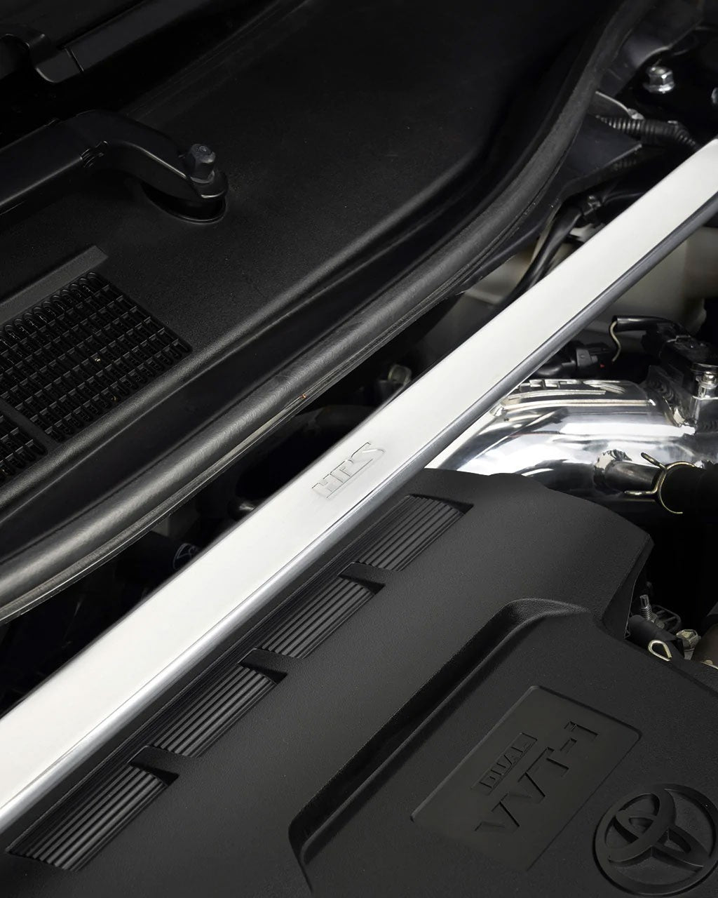 HPS Polish Front Upper Strut Bar Tower Brace 12-14 Camry 2.5L L4 XV50 42-102P
