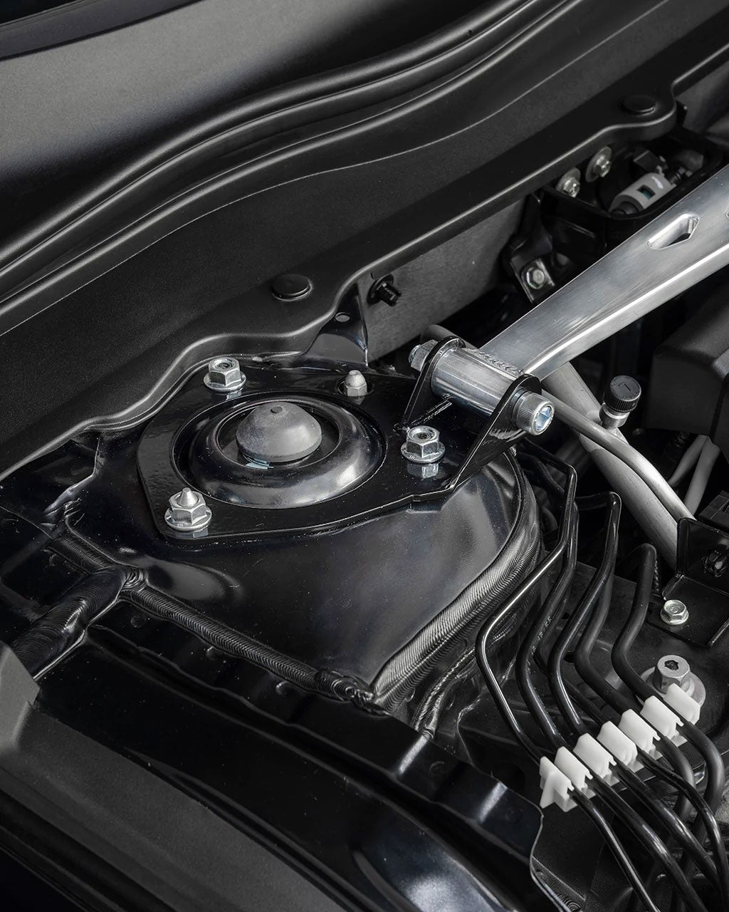 HPS Red Front Upper Strut Bar Tower Brace 18+ Accord 1.5T 2.0T CV1 CV2 42-104R