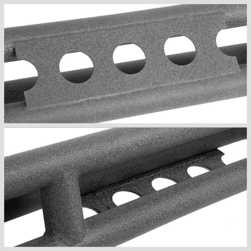 Black Steel Girder Running Board Nerf Bar 07-18 Jeep Wrangler 4-Door BFC-RUNB-JEPWRA0716JK