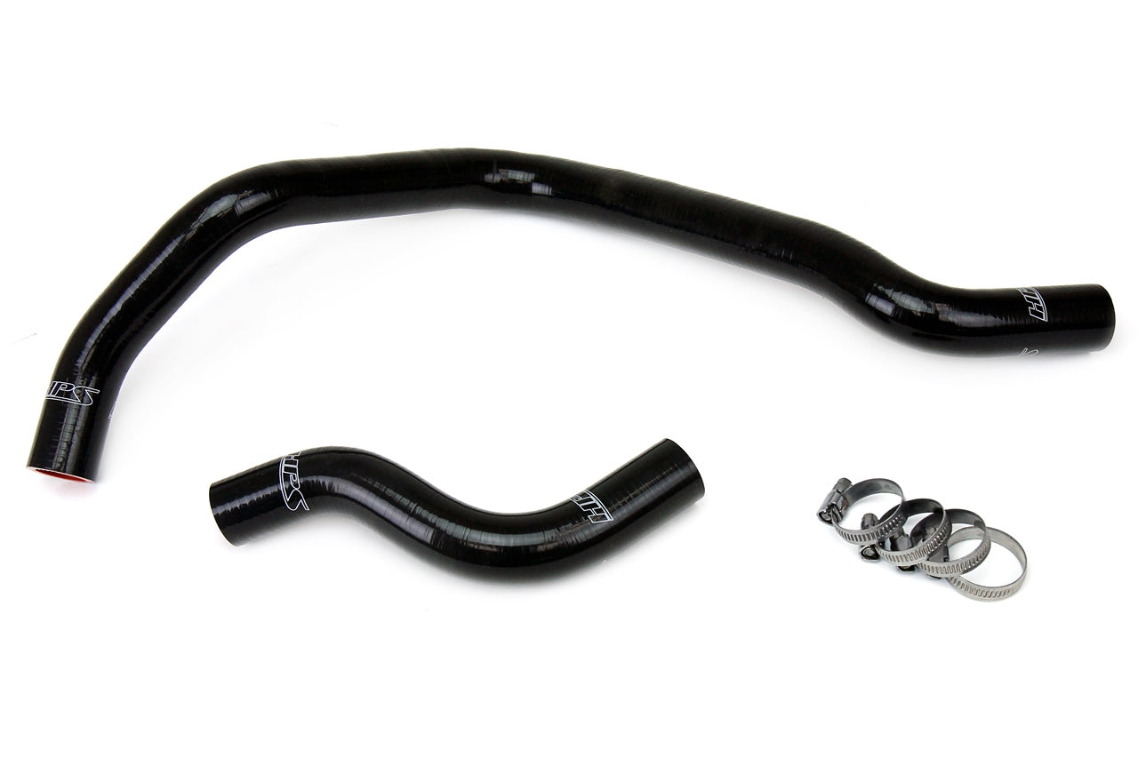 HPS Performance 57-1018-BLK Silicone Radiator Coolant Hose Kit For 92-00 Honda Civic SOHC D15 D16