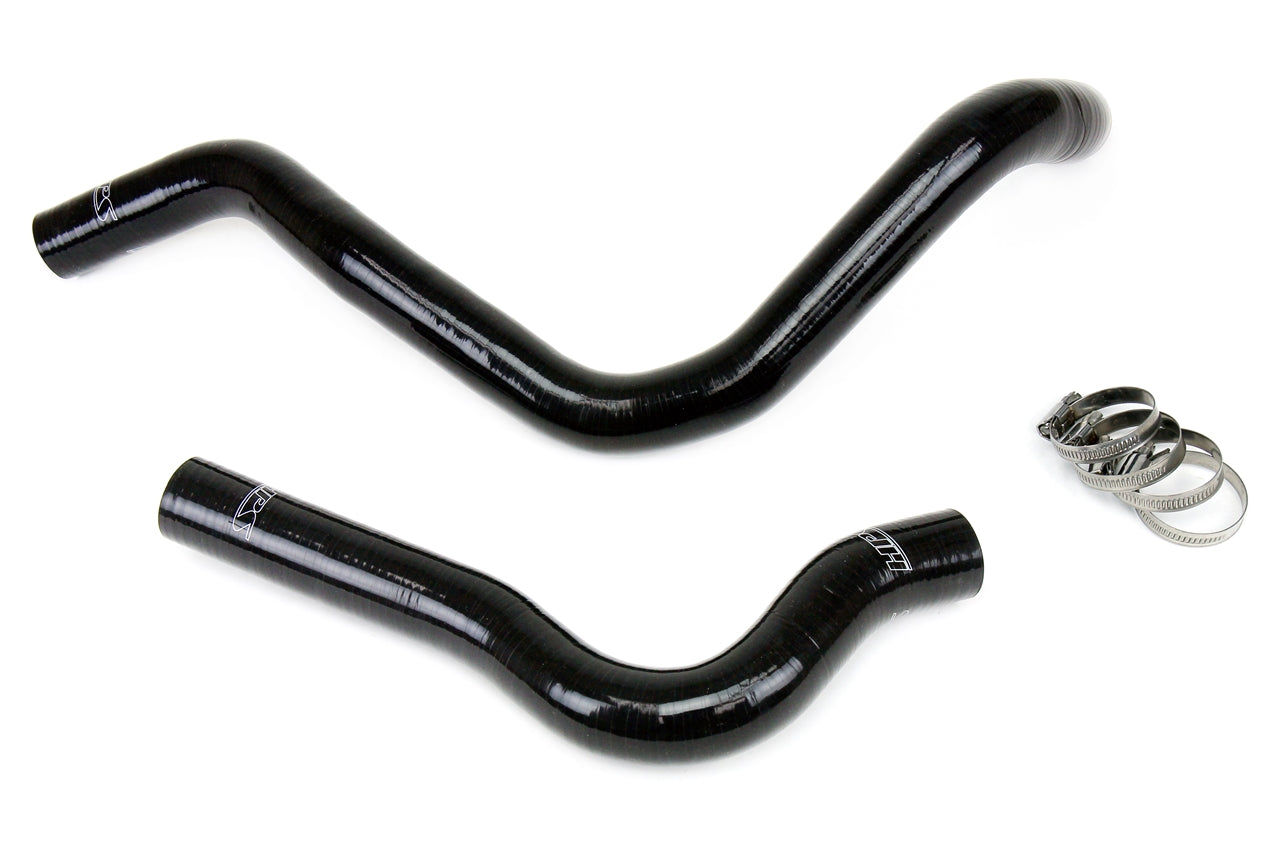 HPS Performance 57-1019-BLK Silicone Radiator Coolant Hose Kit For 92-00 Honda Civic B16 / 99-00 Civic Si / Del Sol Vtec