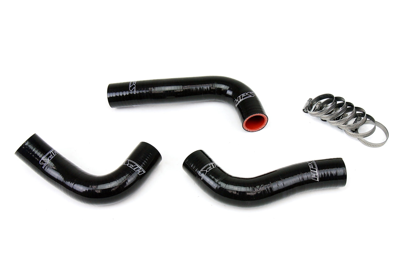 HPS Performance 57-1030-BLK Silicone Radiator Coolant Hose Kit For 94-97 Mazda Miata MX-5