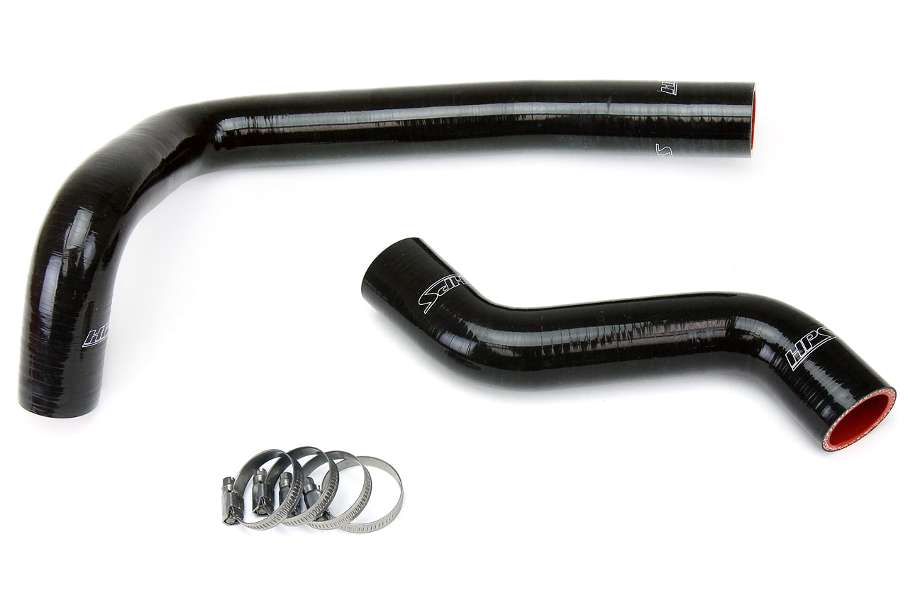HPS Performance 57-1035-BLK Silicone Radiator Coolant Hose Kit For 93-97 Mazda RX7 FD3S