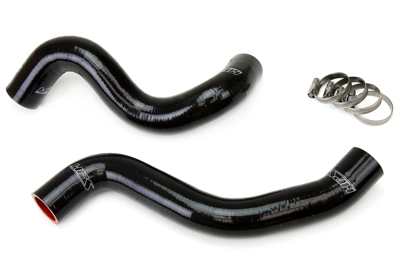 HPS Performance 57-1058-BLK Silicone Radiator Coolant Hose Kit For 05-10 Scion tC