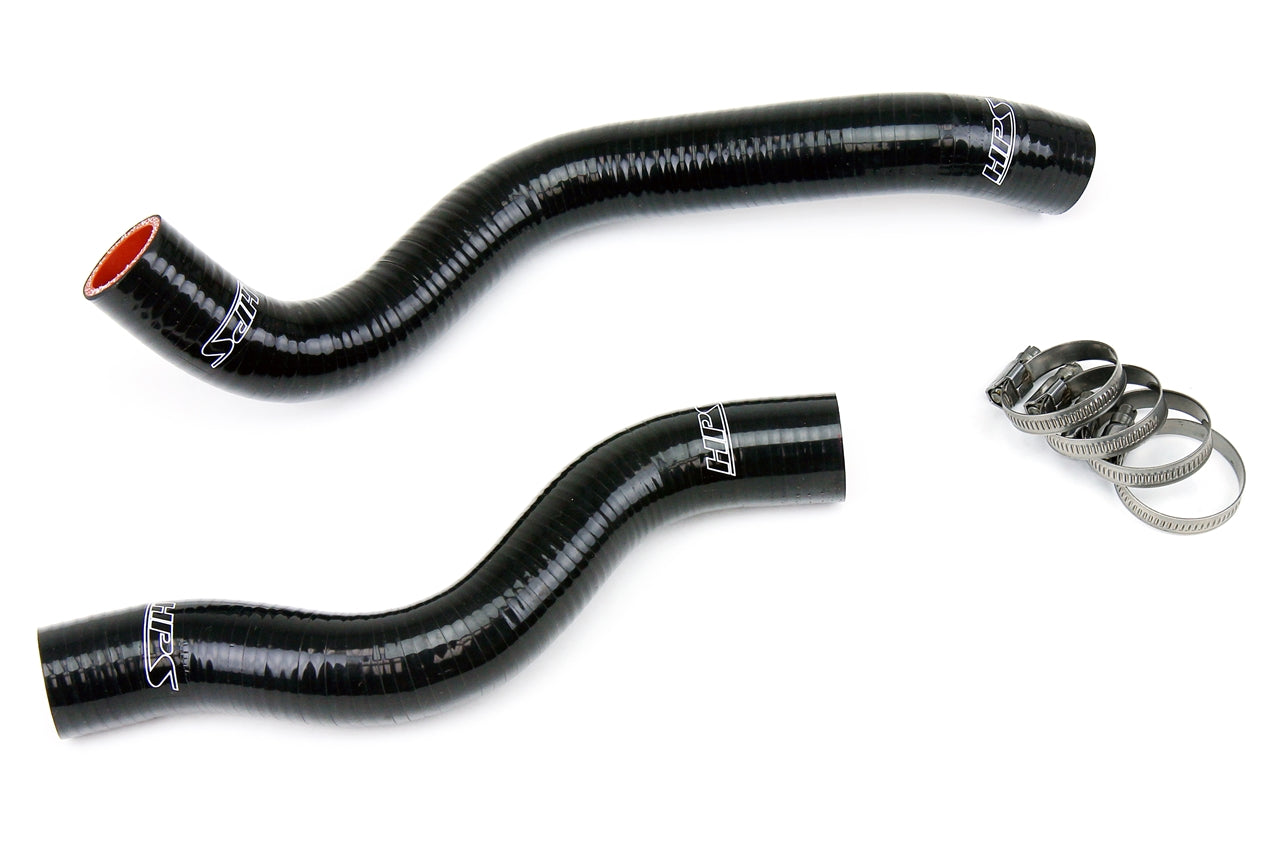 HPS Performance 57-1200-BLK Silicone Radiator Coolant Hose Kit For 12-15 Honda Civic 1.8L