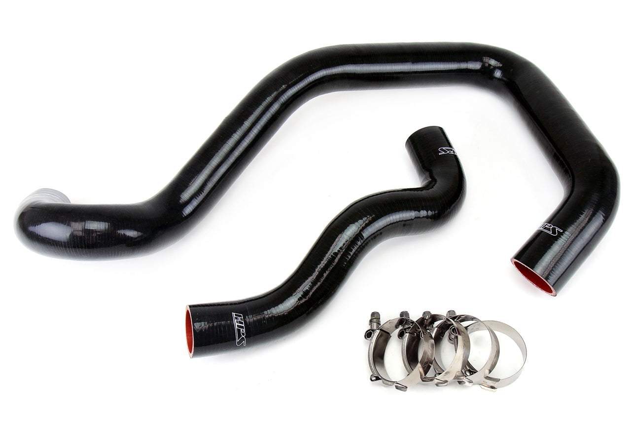 HPS Performance 57-1214-BLK Silicone Radiator Coolant Hose Kit For 03-07 Ford Excursion / F-Series Super Duty 6.0 Diesel (Mono Beam)