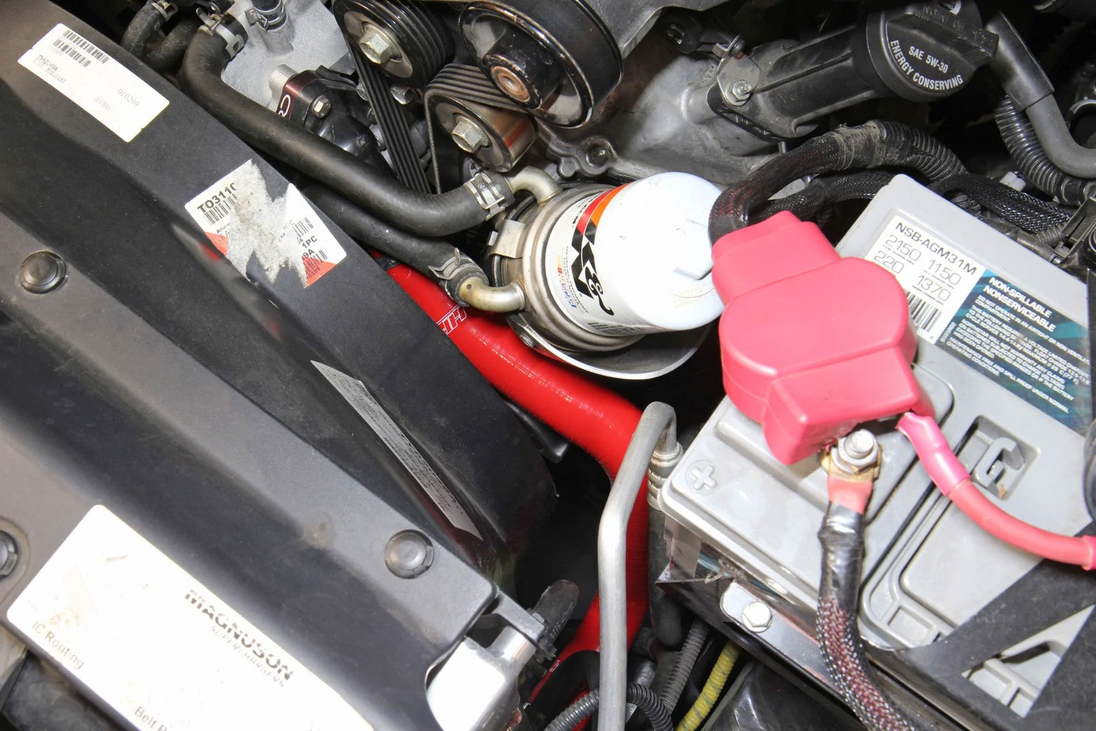 HPS 57-1215U-RED Radiator Hose Kit 05-15 Tacoma 4.0L V6 Supercharged 57-1215U-RED