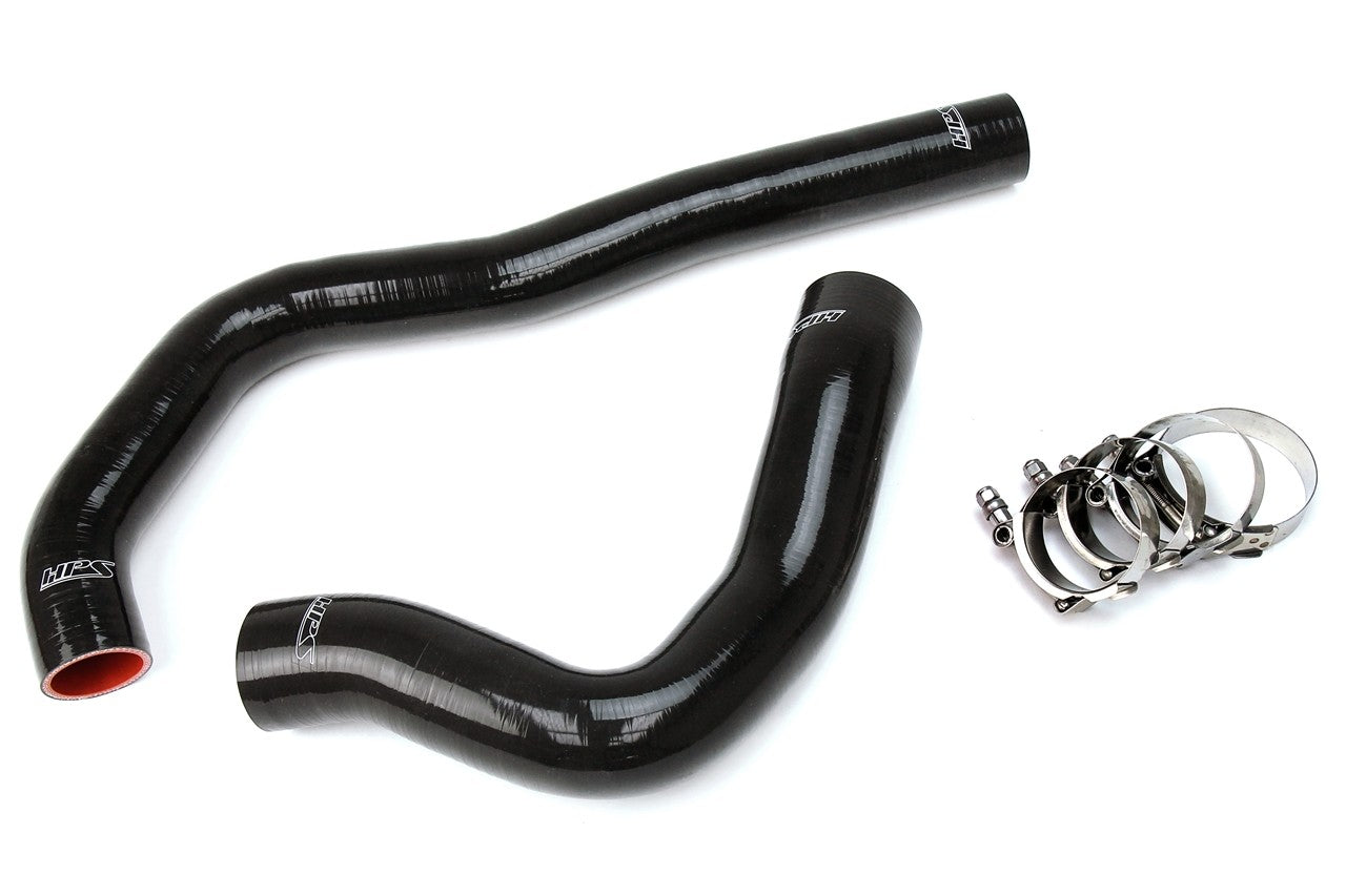 HPS Performance 57-1222-BLK Silicone Radiator Coolant Hose Kit For Dodge 99-02 Ram Pickup 5.9L Diesel Cummins