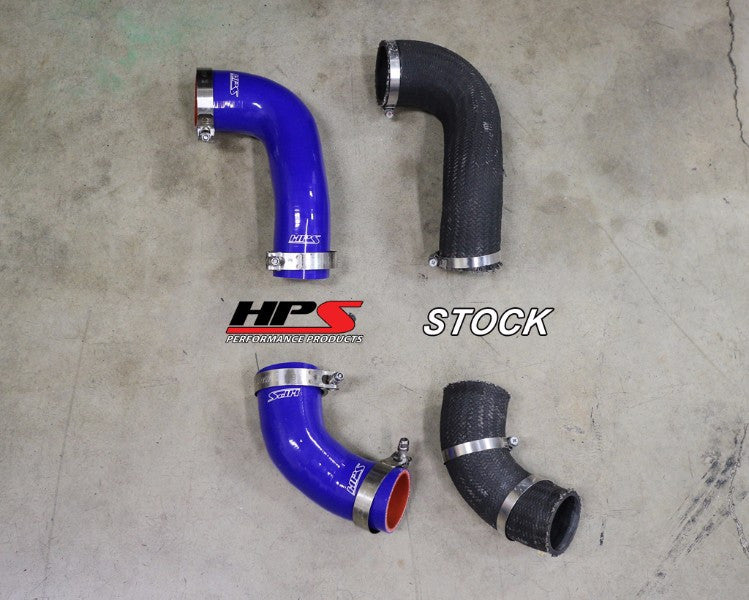 HPS Black 4-Ply Silicone Intercooler Hose For Mitsubishi 03-07 Lancer EVO 8 Evolution VIII-Performance-BuildFastCar