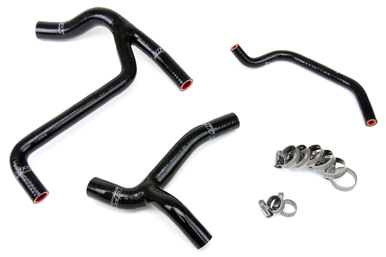 HPS Performance 57-1243-BLK Silicone Radiator Coolant Hose Kit For 09-09 Kawasaki KX450F