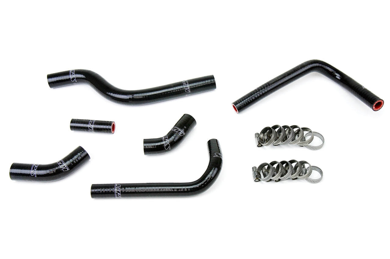 HPS Performance 57-1252-BLK Silicone Radiator Coolant Hose Kit For 04-06 Suzuki RMZ250