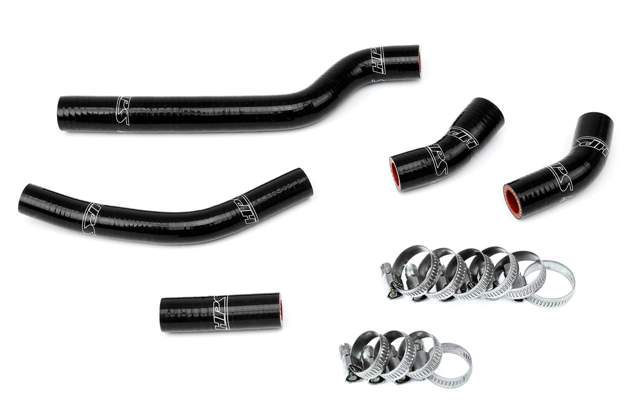 HPS Performance 57-1260-BLK Silicone Radiator Coolant Hose Kit For 06 Yamaha YZ250F / 07-09 WR250F