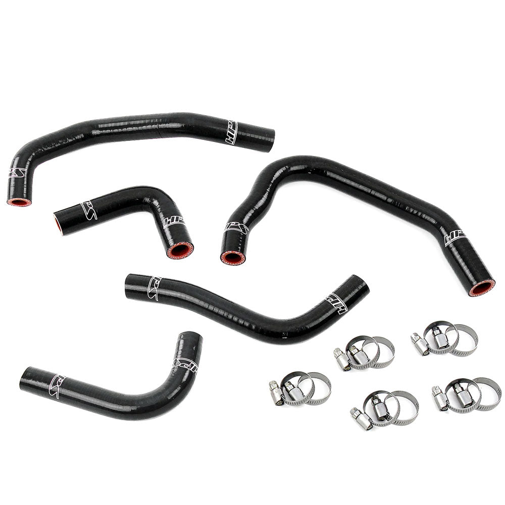 HPS Performance 57-1285H-BLK Silicone Heater Coolant Hose Kit For Jeep 12-17 Wrangler JK 3.6L V6