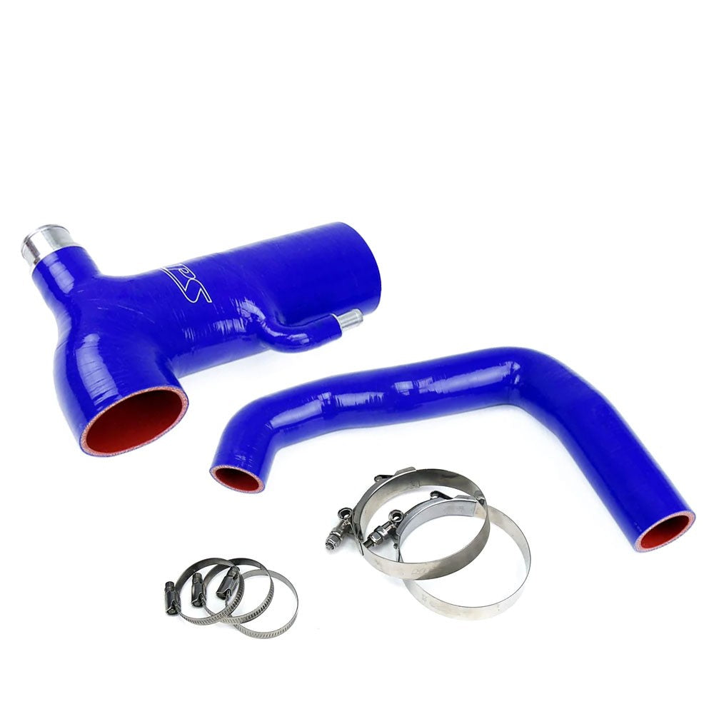 HPS Blue 4-Ply Silicone Post MAF Air Intake Hose and Sound Tube 2PC Kit For 13-16 Scion FRS/13-20 Subaru BRZ