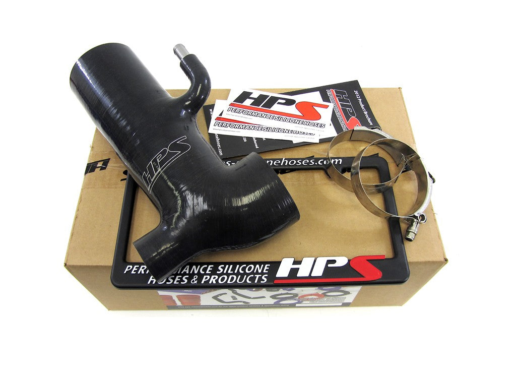 HPS Black Silicone Post MAF Air Intake Hose Kit with Sound Port For 13-16 Scion FRS / 13-20 Subaru BRZ