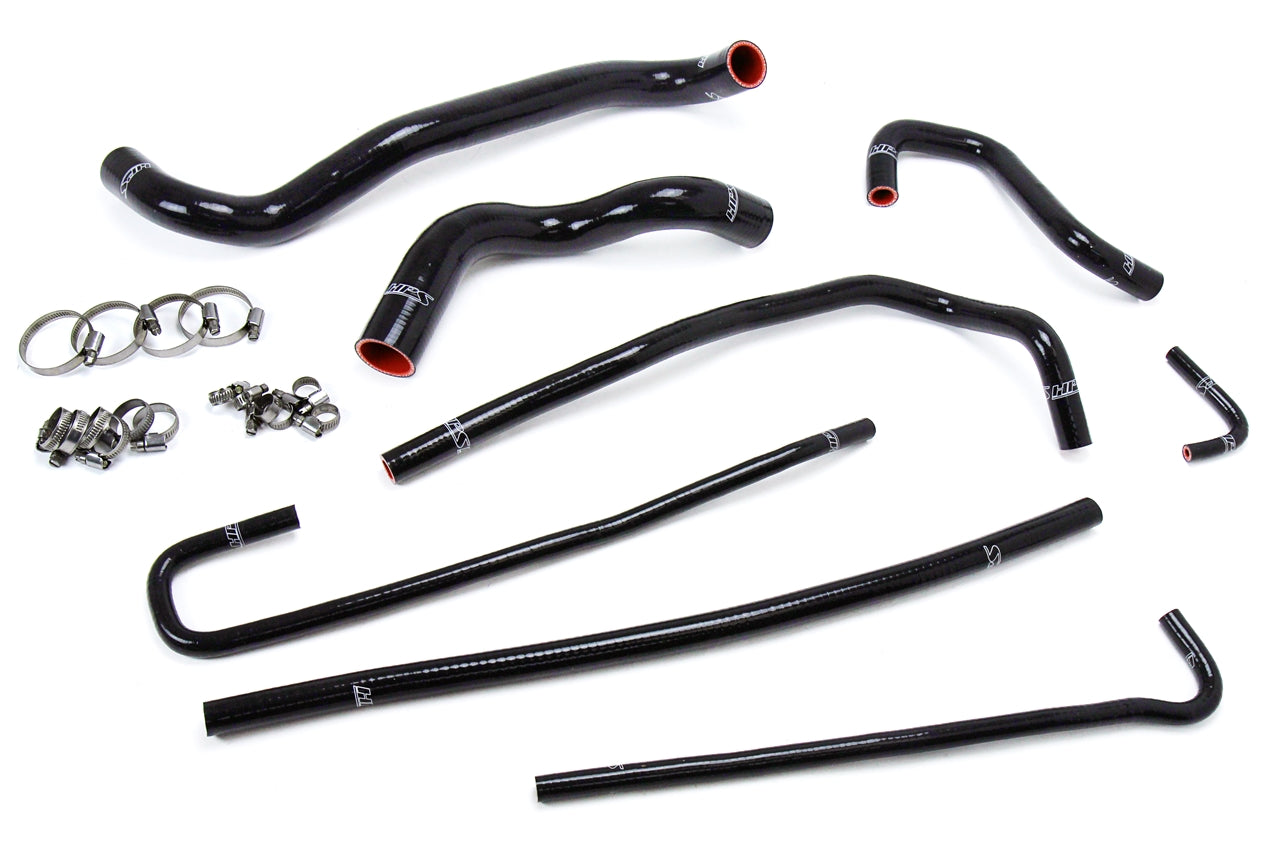 HPS Performance 57-1316-BLK Silicone Radiator/Heater Coolant Hose Kit For 97-04 Corvette C5 5.7L LS1/LS6 V8