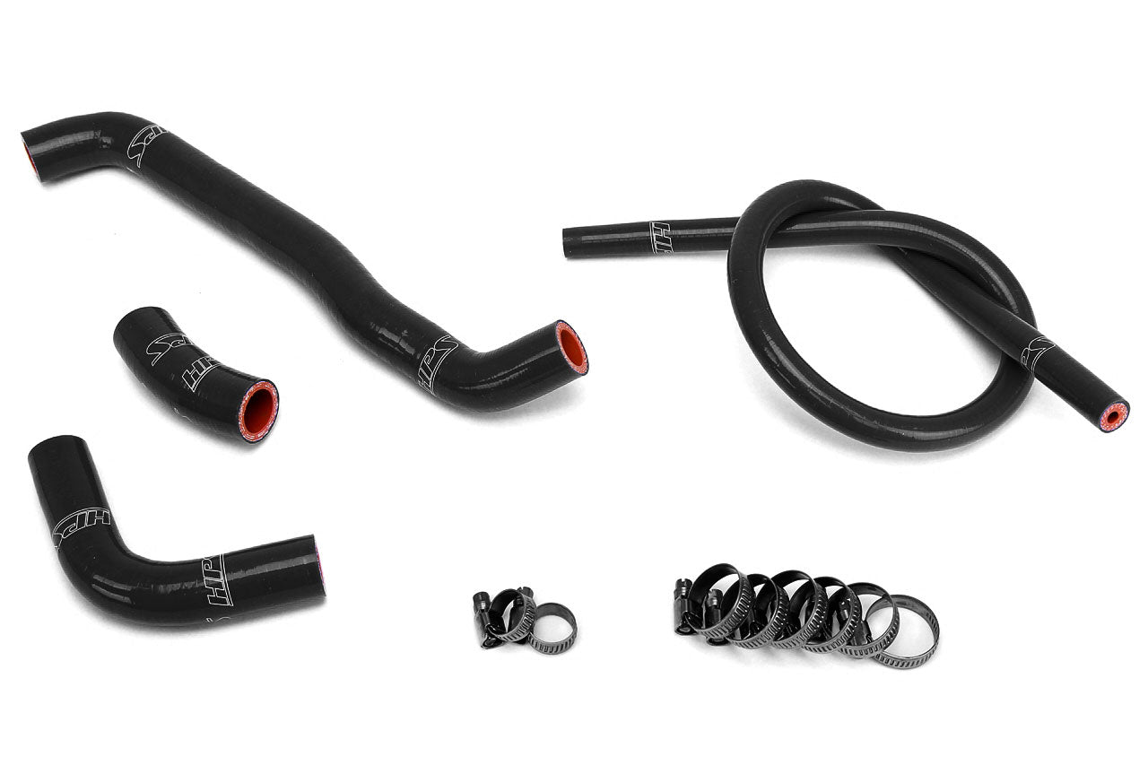 HPS Performance 57-1359-BLK Silicone Radiator Coolant Hose Kit For 00-08 Suzuki DRZ400S DRZ400SM