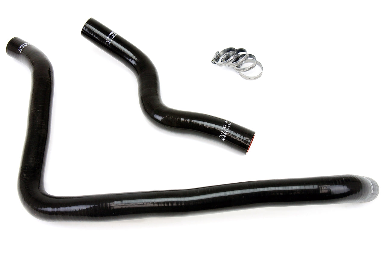 HPS Performance 57-1394-BLK Silicone Radiator Coolant Hose Kit For 98-02 Honda Accord 2.3 L4 (USDM CG 1/2/3/4/5/6 6th Gen)