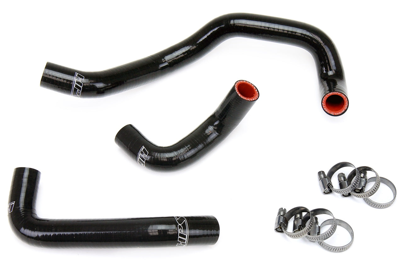 HPS Performance 57-1397-BLK Silicone Heater Coolant Hose Kit For 95-98 Nissan 240SX S14 KA24DE