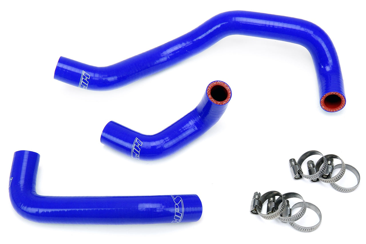 HPS Blue 3-Ply Silicone Heater Coolant Hose Kit For 95-98 Nissan 240SX S14 KA24DE