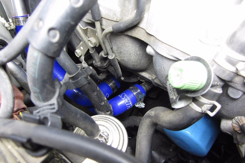 HPS Blue ReinForced Silicone Heater Hose Kit For Nissan 95-98 240SX KA24DE Tubo-Performance-BuildFastCar