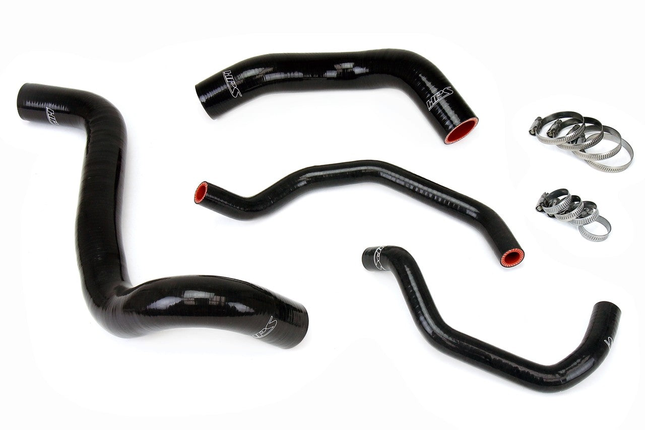HPS Black Silicone Radiator+Heater Hose Kit Toyota 12-14 Sequoia 5.7L V8-Performance-BuildFastCar