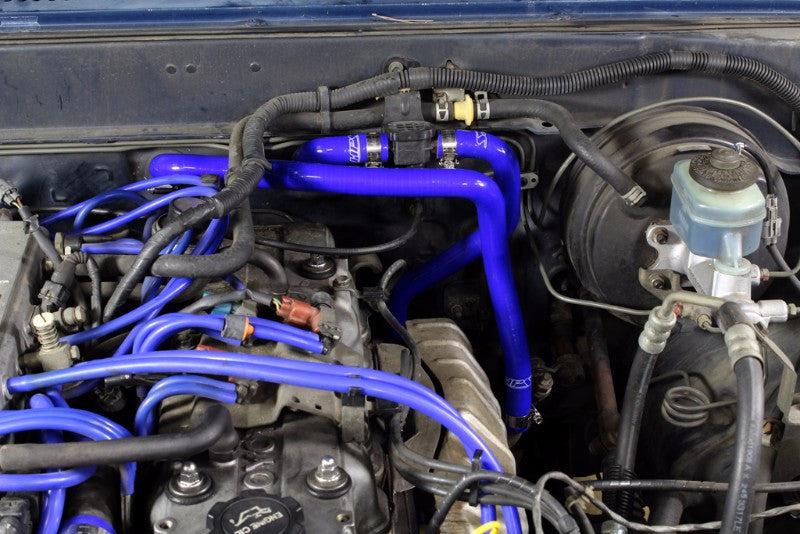 HPS Red Silicone Heater Hose Kit For Toyota 85-95 4Runner 22RE Non Turbo-Performance-BuildFastCar