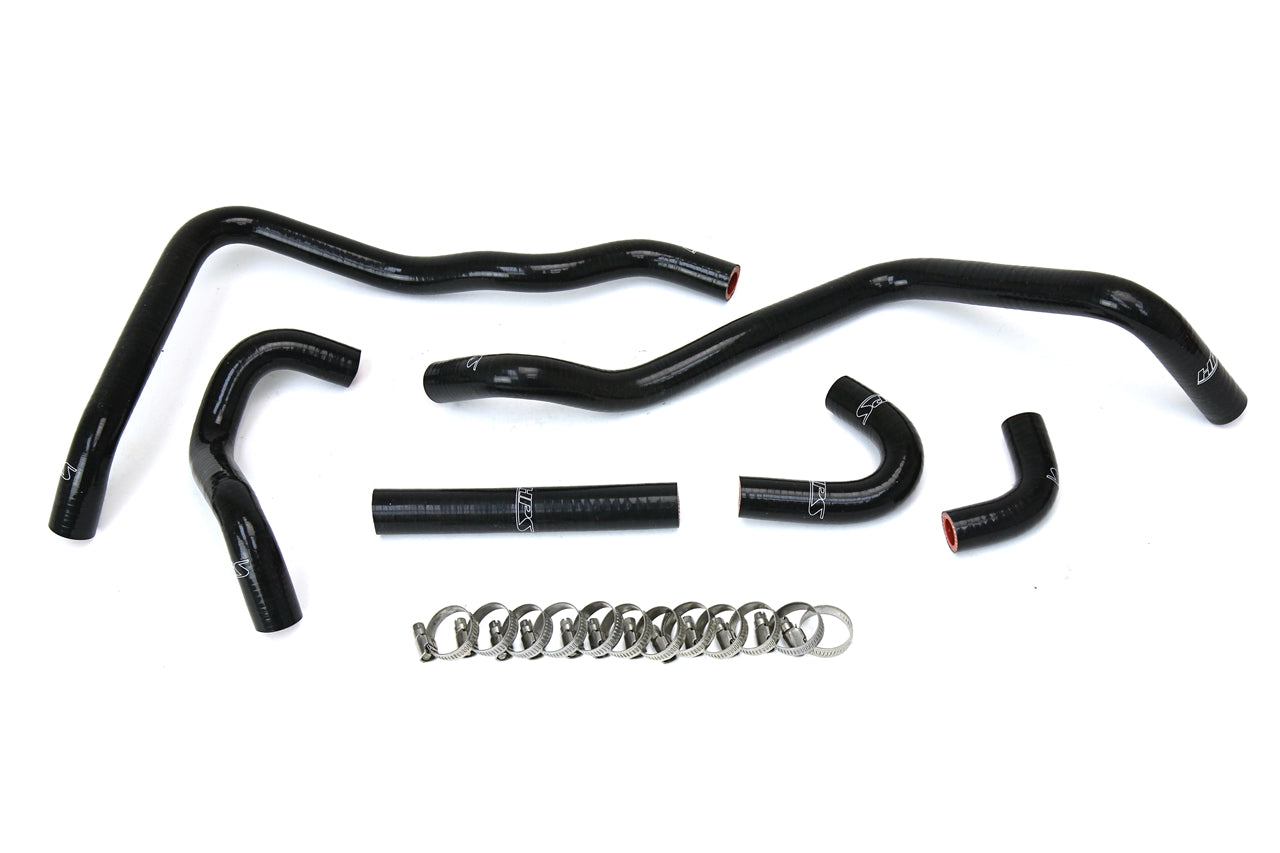 HPS Performance 57-1433-BLK Silicone Heater Coolant Hose Kit For 00-05 Toyota MR2 Spyder 1.8L