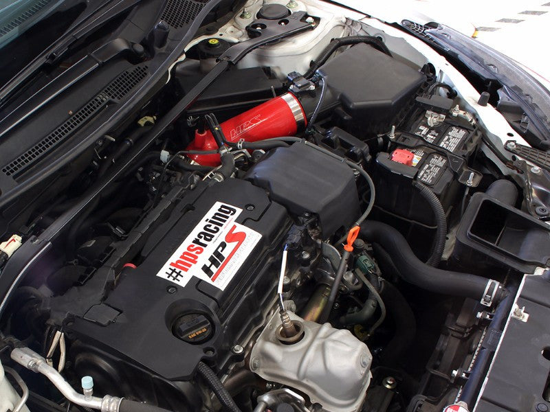 HPS Red Silicone Post MAF Air Intake Hose Kit For Honda 13-16 Accord 2.4L-Performance-BuildFastCar
