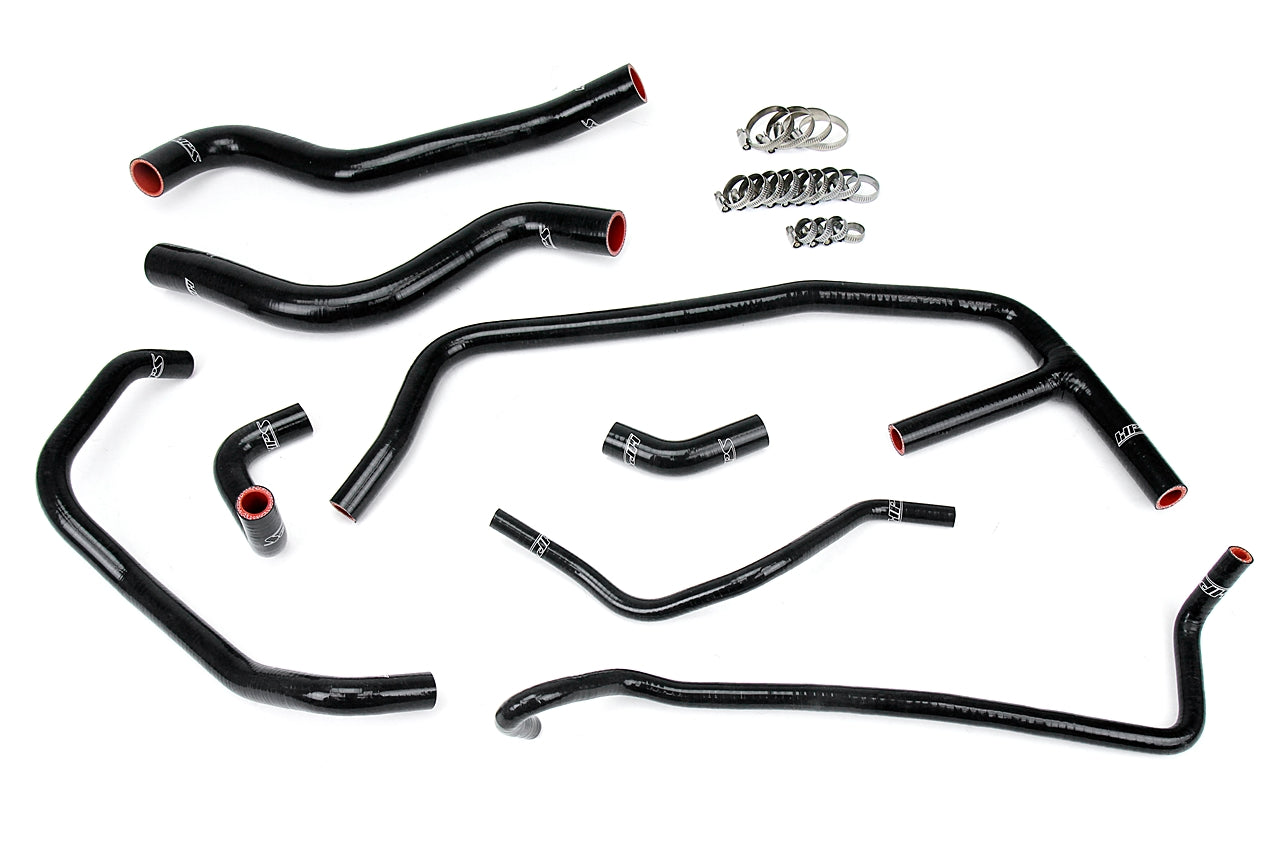 HPS Black Silicone Radiator+Heater Hose Kit For Ford 15 Mustang Ecoboost 2.3L