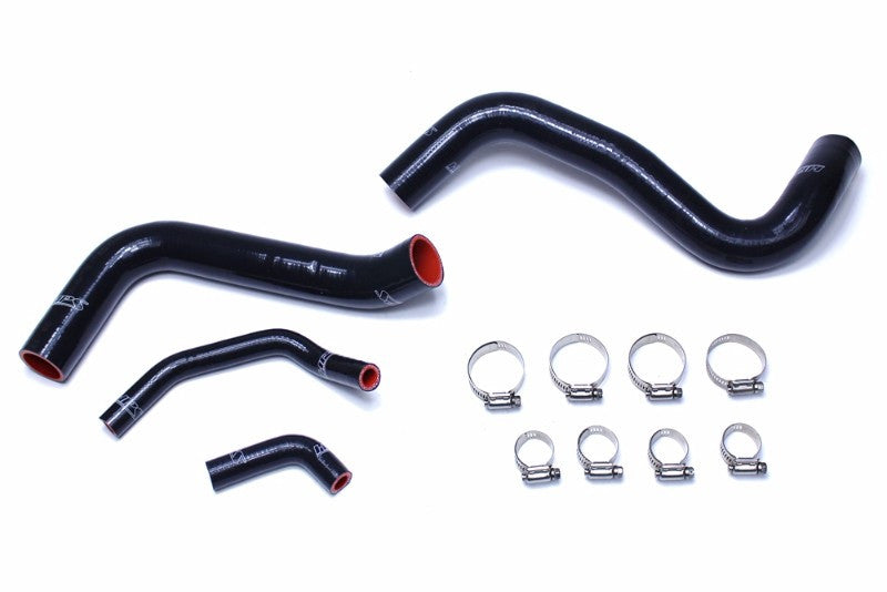 HPS Performance 57-1467R-BLK Silicone Radiator Coolant Hose Kit For 03-09 Lexus GX470 / Toyota 4Runner 4.7L V8