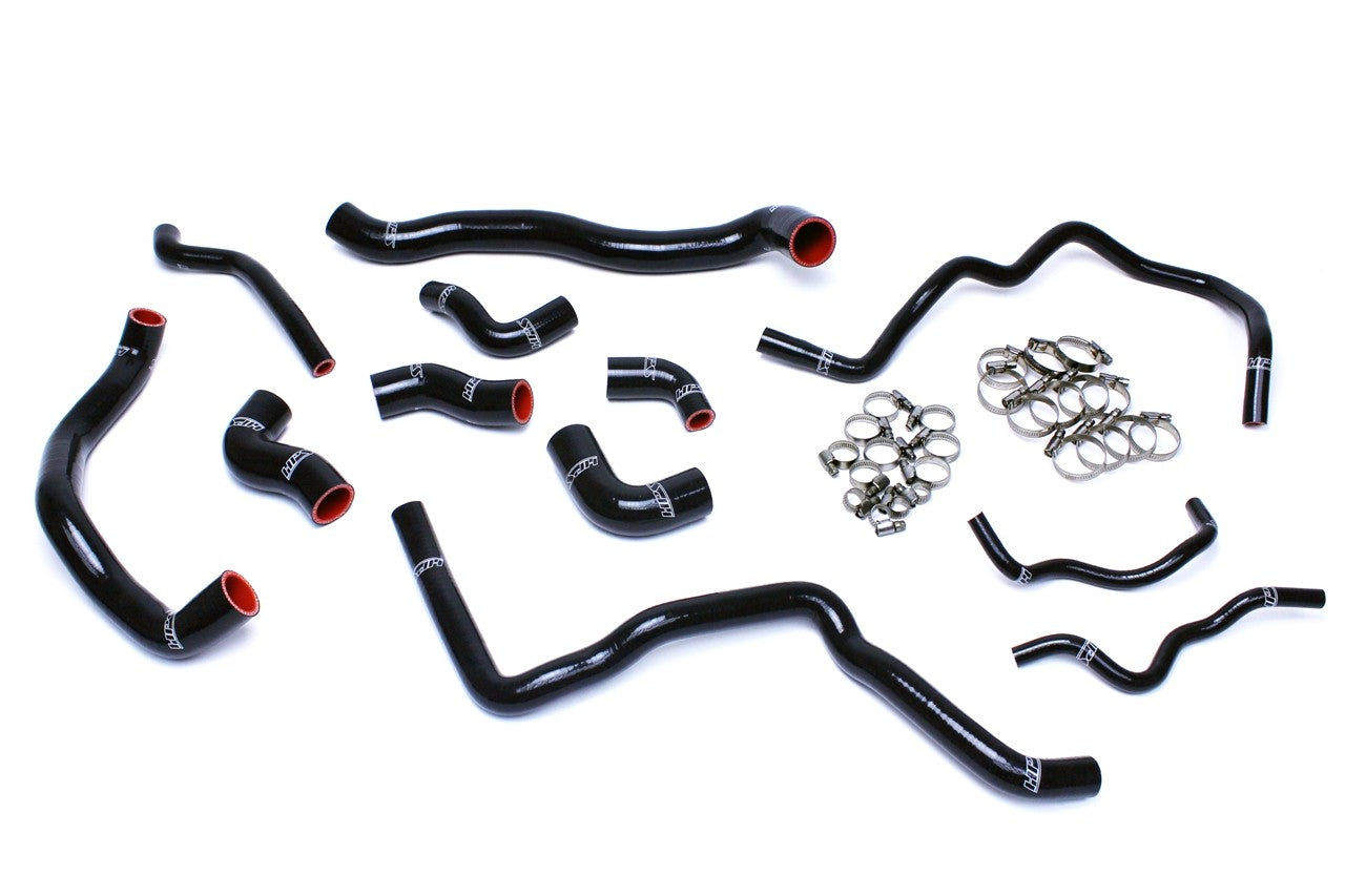 HPS Black Silicone Radiator+Heater Hose Kit Audi 06-08 A3 2.0T FSI Left Hand Drive-Performance-BuildFastCar