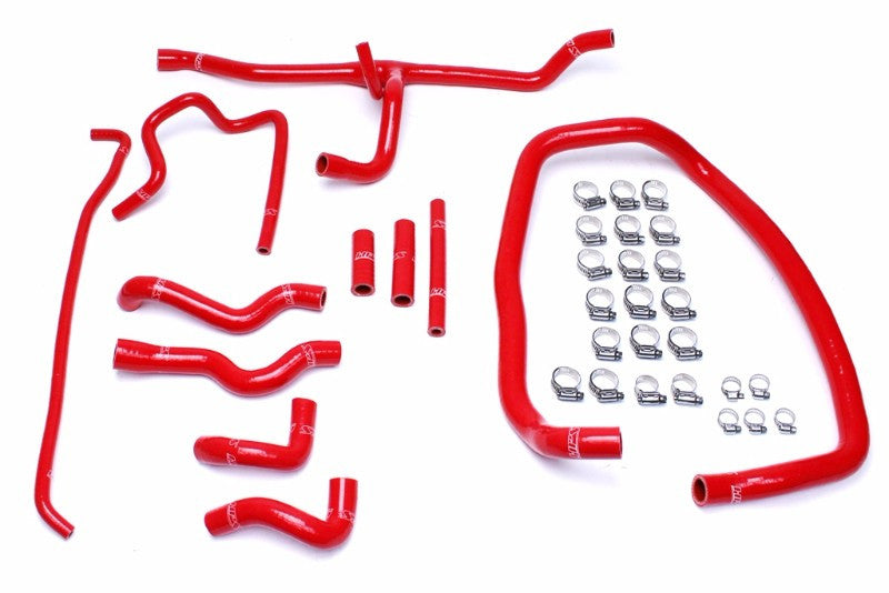 HPS Red Silicone Heater Hose Kit For BMW 96-99 E36 M3 Left Hand Drive-Performance-BuildFastCar