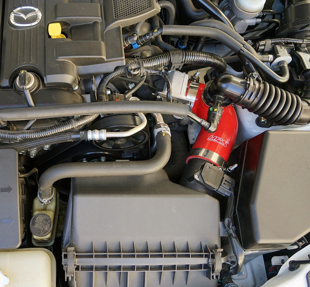 HPS 57-1494-BLK Black Silicone Intake Hose Kit 09-15 MX-5 Miata 2.0L NC2 NC3 57-1494-BLK