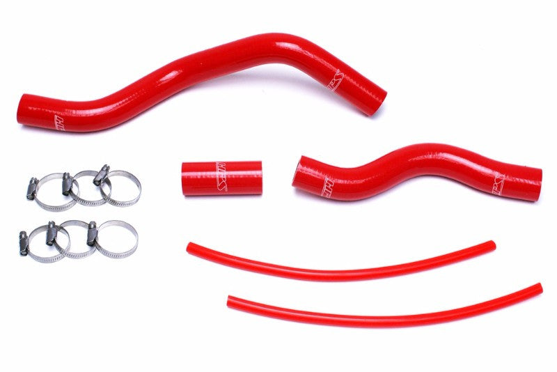 HPS Red 3-Ply Silicone Radiator Hose Kit Coolant For Honda 01-05 Civic 1.7L AT-Performance-BuildFastCar