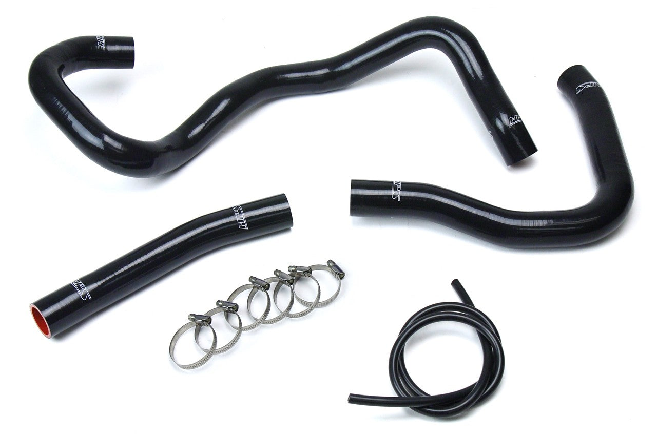 HPS Black 3-Ply Silicone Radiator Hose Kit Mitsubishi 08-17 Lancer 2.0L/2.4L-Performance-BuildFastCar