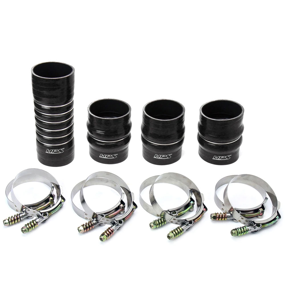HPS Black 4-Ply Silicone Intercooler Hose Kit For 03-07 Dodge Ram 2500 / 3500 5.9L Cummins / 05-07 Ram 4000